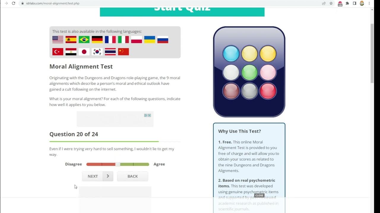 D and D alignment Test YouTube