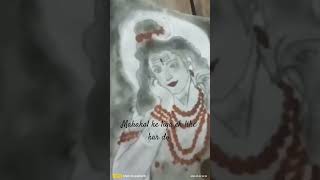 Mahakal Drawing 🔱🔥 | Powerful Lord Shiva Art | Har Har Mahadev 🙏