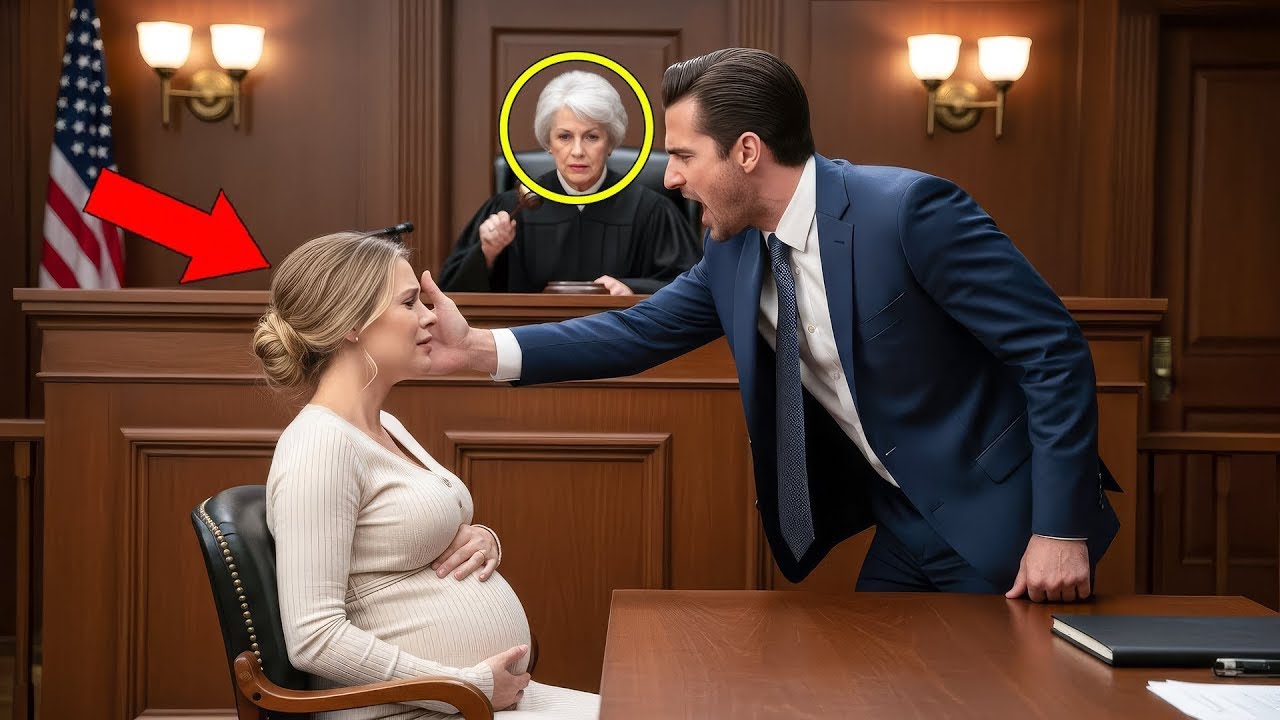 CEO Slaps His Pregnant Wife in Court — The Judge Stands Up… It’s Her Mother!
