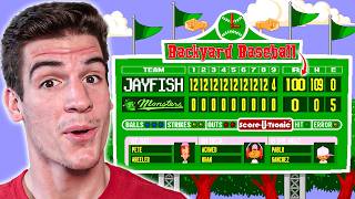 I Scored 100 RUNS in Backyard Baseball!