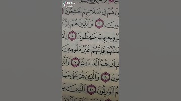 قد أفلح المؤمنون قراءة مميزة قران كريم