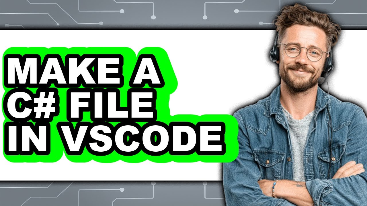 How to Make a C# File in Vscode (easy Method) - YouTube