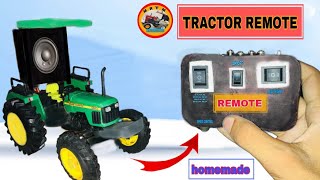 Tractor का REMOTE कैसे बनाएं🤔. How to make RC tractor remote at home. speed control Karo ..