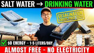 The CHEAPEST Way to Turn Salt Water INTO Drinking Water INSTANTLY!