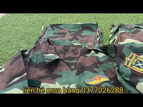 Video quần áo k07 chuẩn quân nhu cấp phát,liên hệ zalo... - youtube