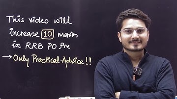 Stuck at 40-50 Marks in RRB PO Mocks? Or Percentile decreasing?- Solution🔥 by Vijay Mishra
