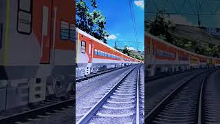 22183 Saket SF Express Crossing Kasar with Banker locomotive #msts #gameplay #games #railfanning
