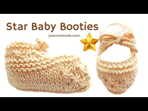 Baby Booties Knitting Pattern Tutorial