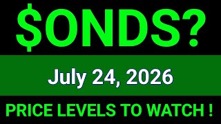 ONDS Stock (Ondas Holdings Inc.) ONDS Stock Technical Analysis | July 24, 2026 ONDS Stock (Ondas Holdings Inc.) ONDS Stock Technical Analysis | July 24, 2026