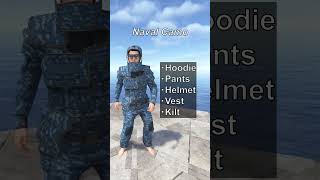 Famous New Rust Naval Camo Armor Skins Wealth