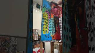 I Got A Shot - Tiger Woods Painting - 33Nart.com - Christian Calvin