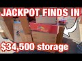 MAJOR JACKPOT IN $34,500 STORAGE UNIT ~ REAL LIFE STORAGE WARS ~ bought an abandoned storage unit