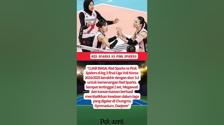 Luar Biasa, Leg 3 Final Liga Voli Korea Red Sparks Menang 3-2 Atas Pink Spiders #shorts #pakaarii