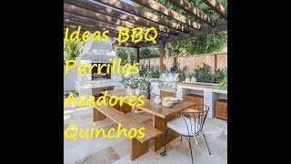 Ideas  Parrillas - Asadores - Quinchos - BBQ - Pérgolas - Gazebos - Outdoor Kitchen