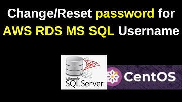 Change reset password of AWS RDS for MS SQL Server master username in a Minute|2025 Updated
