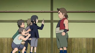 Itachi Uses Kage Bunshin No Jutsu Itachi Training Katon No Jutsu With His Father English Sub