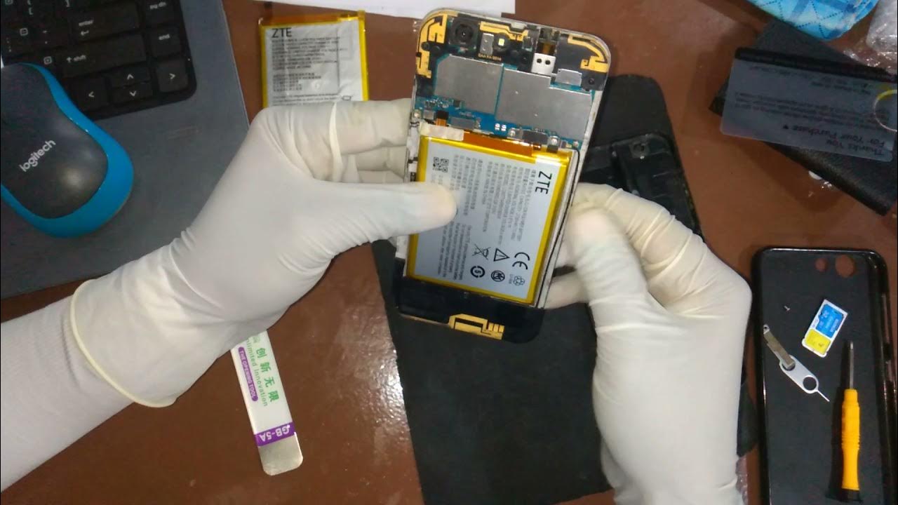 ZTE phone battery replacement, quick YouTube