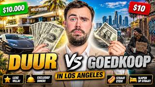 BANKZITTERS DUUR VS GOEDKOOP IN LOS ANGELES