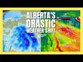 Alberta braces for drastic weather shift with cooler temperatures and snow possible | #forecast