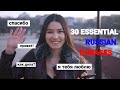 30 essential phrases in RUSSIAN for travel
