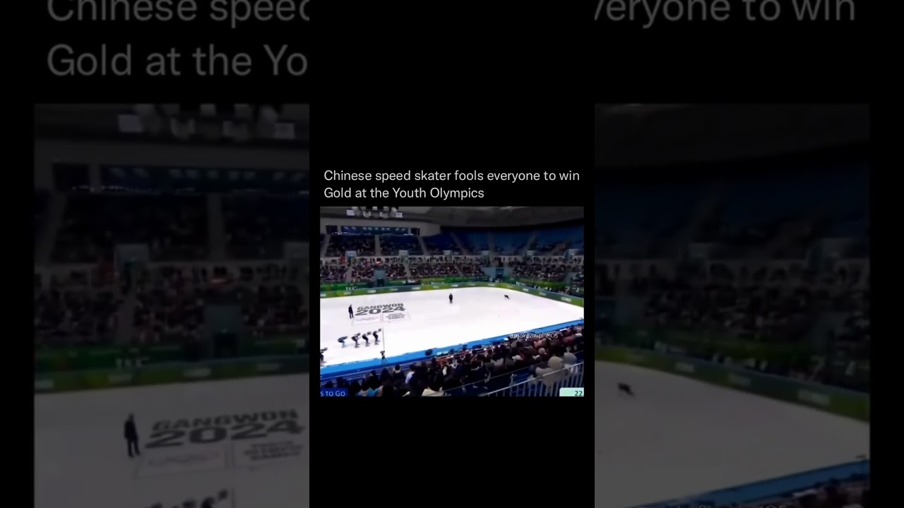 Chinese Speed Skater fools everyone to win Gold in Youth Olympics 