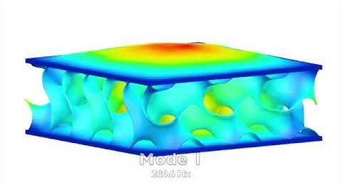 Modal Vibration Analysis of a Gyroid Sandwich Structure