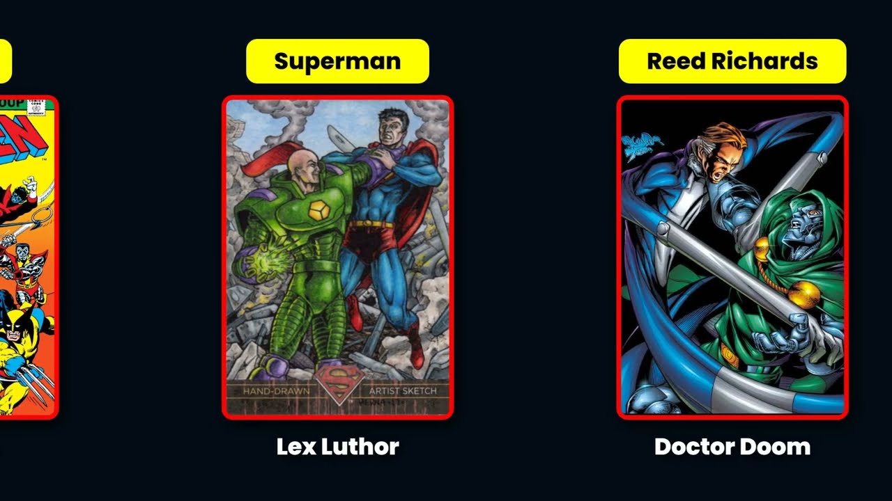 Top 10 Best Arch-Enemies In Comics | [▶] Videos By Code | 