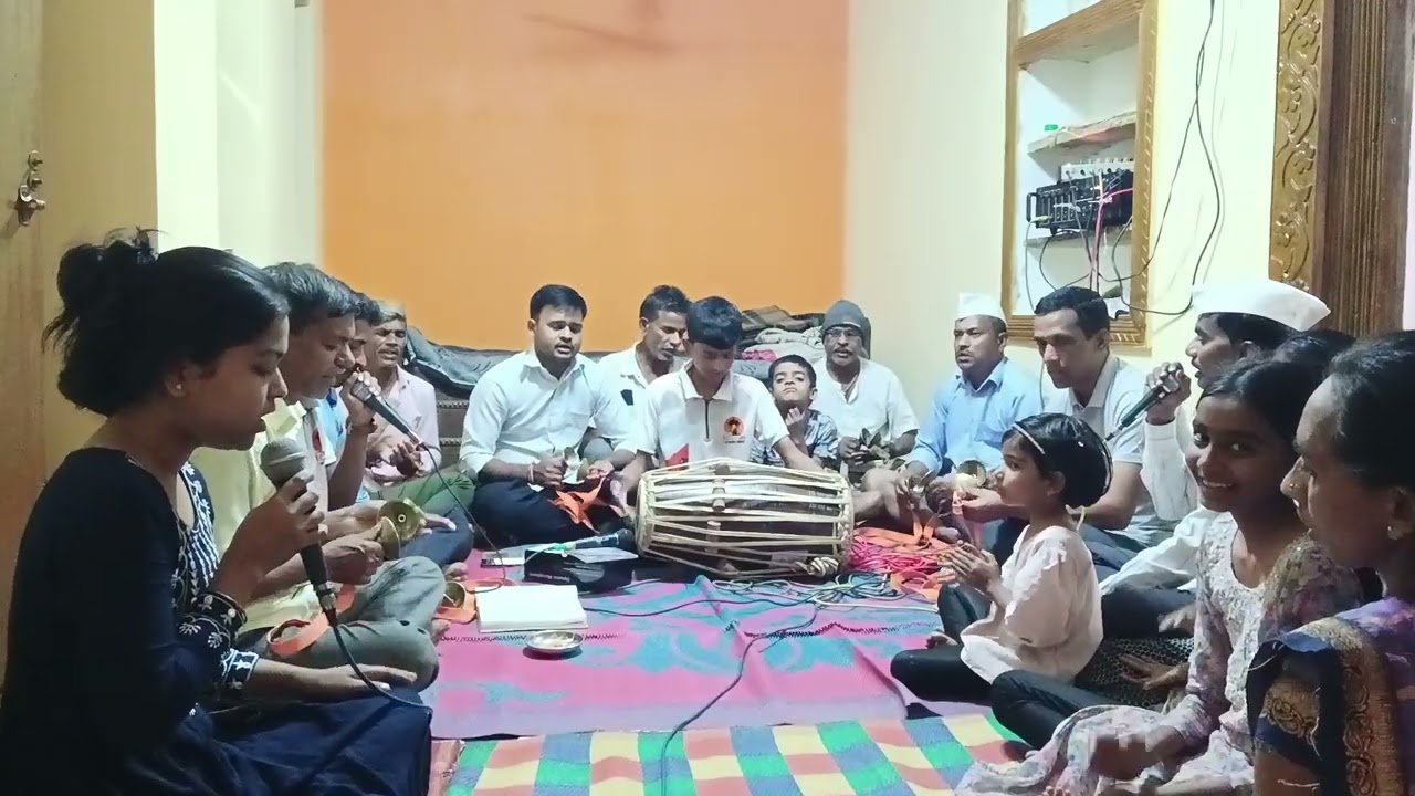 जेथे हरी भजनाचा रंग 🙏🙏🚩🚩#bhajan #gavlan #maharashtra #marathi #shahapur #thane #shortvideo #varkari 