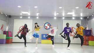 [Beginners Dance Workout] 周杰伦   阳光宅男|Sino Afro Dance Workout(Coreografia)|Easy Dance Fitness，Zumba