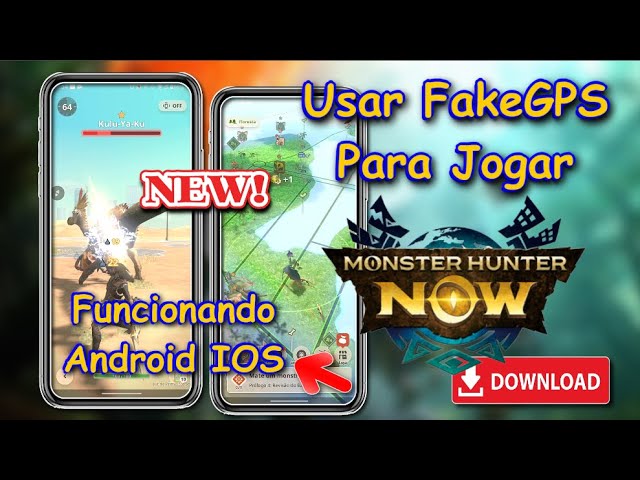 Free Monster Hunter Now Fake GPS Joystick with/without PC - iToolPaw iGPSGo  - AllClash