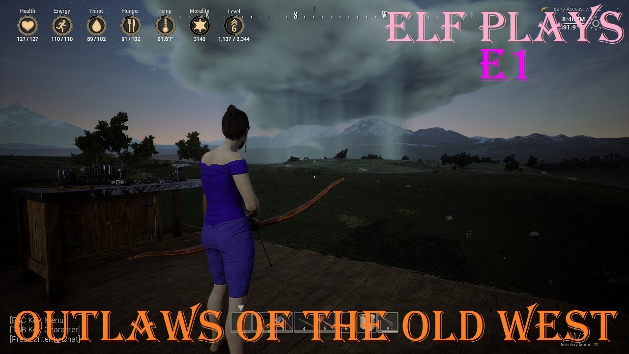 Elf Plays Outlaws Of The Old West E1! Day 1 and Bandit Attack! - YouTube