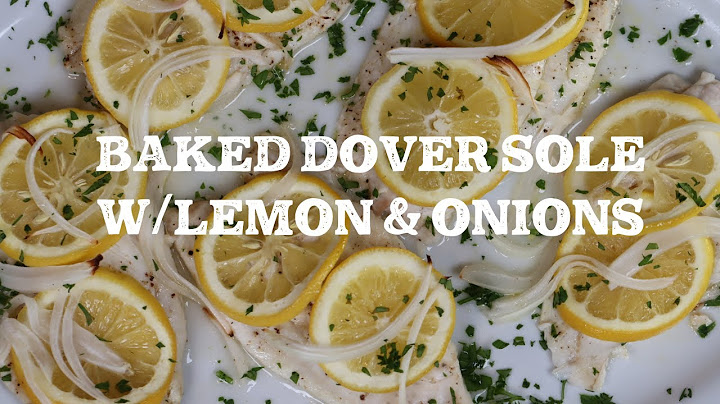 How to cook whole dover sole in the oven