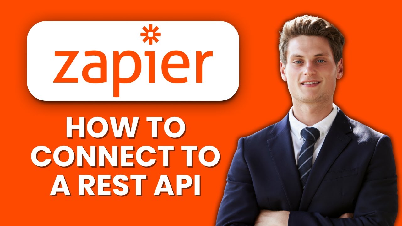 Zapier REST API connection tutorial showing webhook configuration