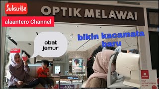 Gara-gara obat jamur, jadi punya kacamata baru | cara beli kacamata di Optik Melawai #alaantero