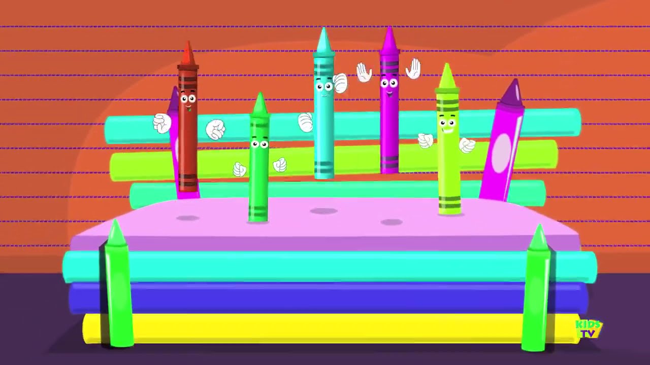Five Little Crayons Kids Tv Intro Logo Effects