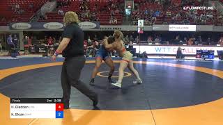 76 Kg Final Hannah Gladden Lion Wrestling Club Vs Kenya Sloan Campbellsville University