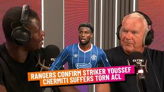 RANGERS CONFIRM STRIKER YOUSSEF CHERMITI SUFFERS TORN ACL TUESDAY 11TH AUGUST