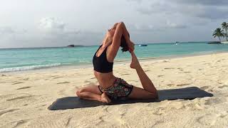 Yoga In The Maldives With Yulia Montuori