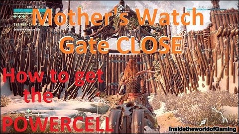 Horizon Zero Dawn- How to get into  Mother