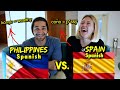 FILIPINO vs SPANISH Language Similarities (HILARIOUS)