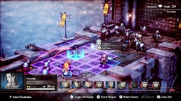 Project Triangle Strategy Debut Demo - Battle Footage