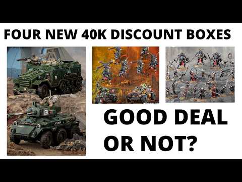 Four New DISCOUNT BOX SETS for 40K? Imperial Guard, Orks, Sisters and Deathwatch Battalions Reviewed