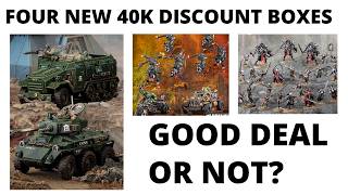 Four New DISCOUNT BOX SETS for 40K? Imperial Guard, Orks, Sisters and Deathwatch Battalions Reviewed