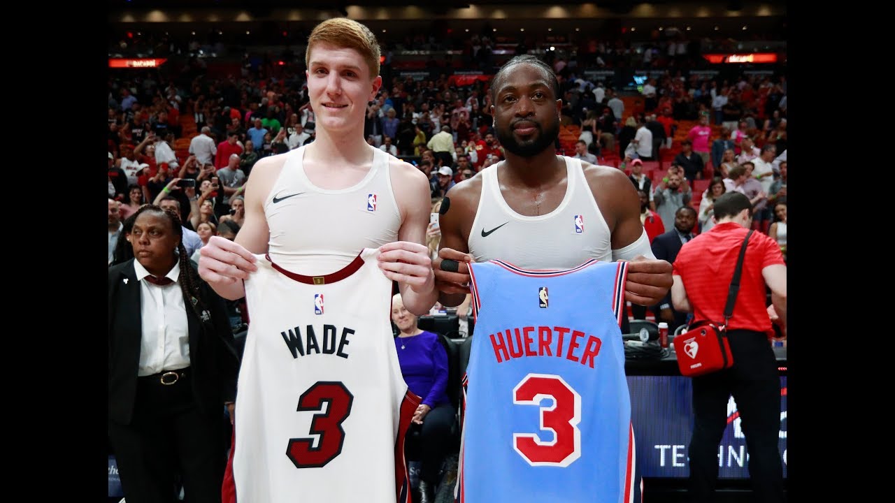 Dwyane Wade Surprises Kevin Huerter 