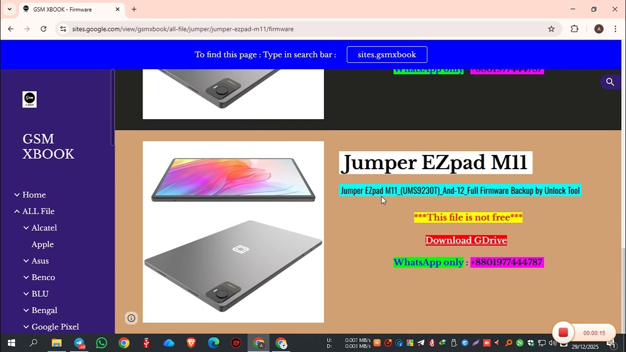 Jumper EZpad M11_(UMS9230T)_And-12_Full Firmware Dump by UnlockTool 