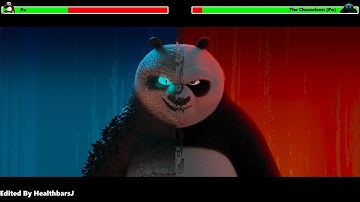 Kung Fu Panda 4 (2024) Final Battle with healthbars