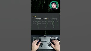 Who wrote this?! 🤔 #asmr  #mechanicalkeyboard #typing