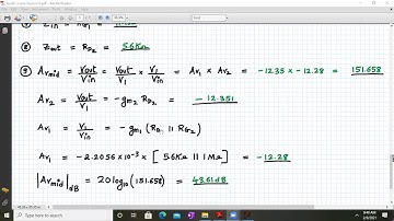 CS-CS cascade amplifier DC & mid-band gain analysis & simulation using LTspice