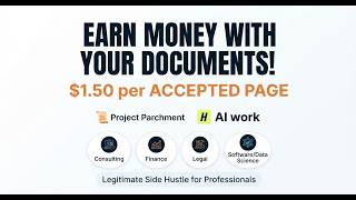 Project Parchment - India$1.50/task·Remote · Contract Submit professional documents from your work