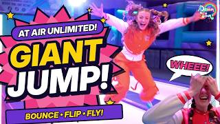 giant trampoline park inflatable obstacle course fun videos